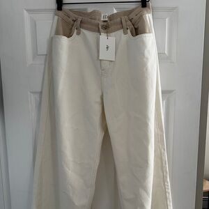 Frankie Shop Hayla Contrast Jeans